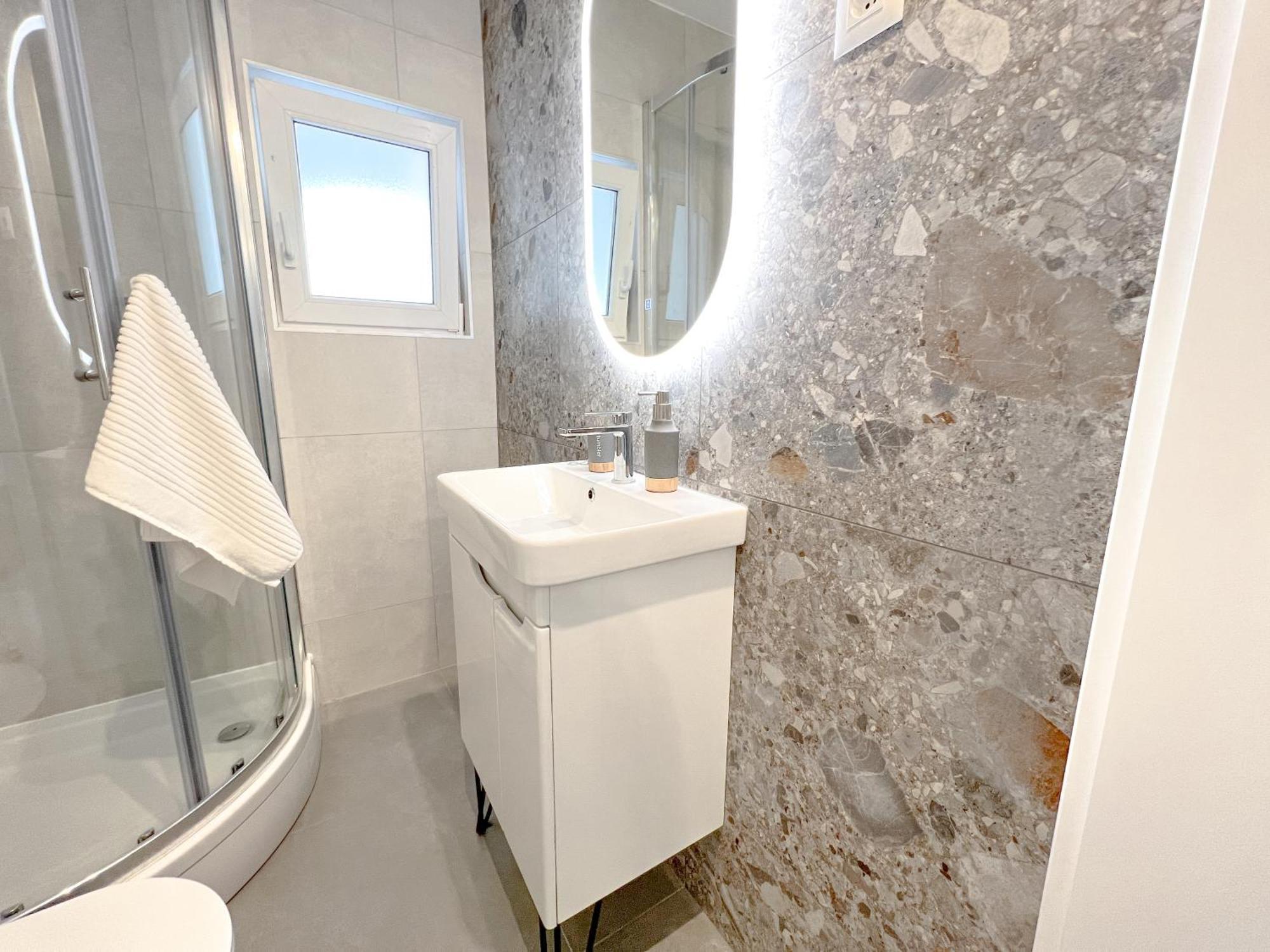 Apartments Larus Baška Voda Kamer foto