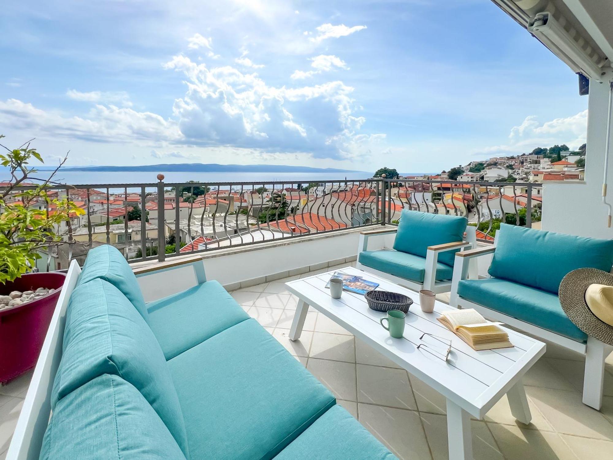 Apartments Larus Baška Voda Buitenkant foto